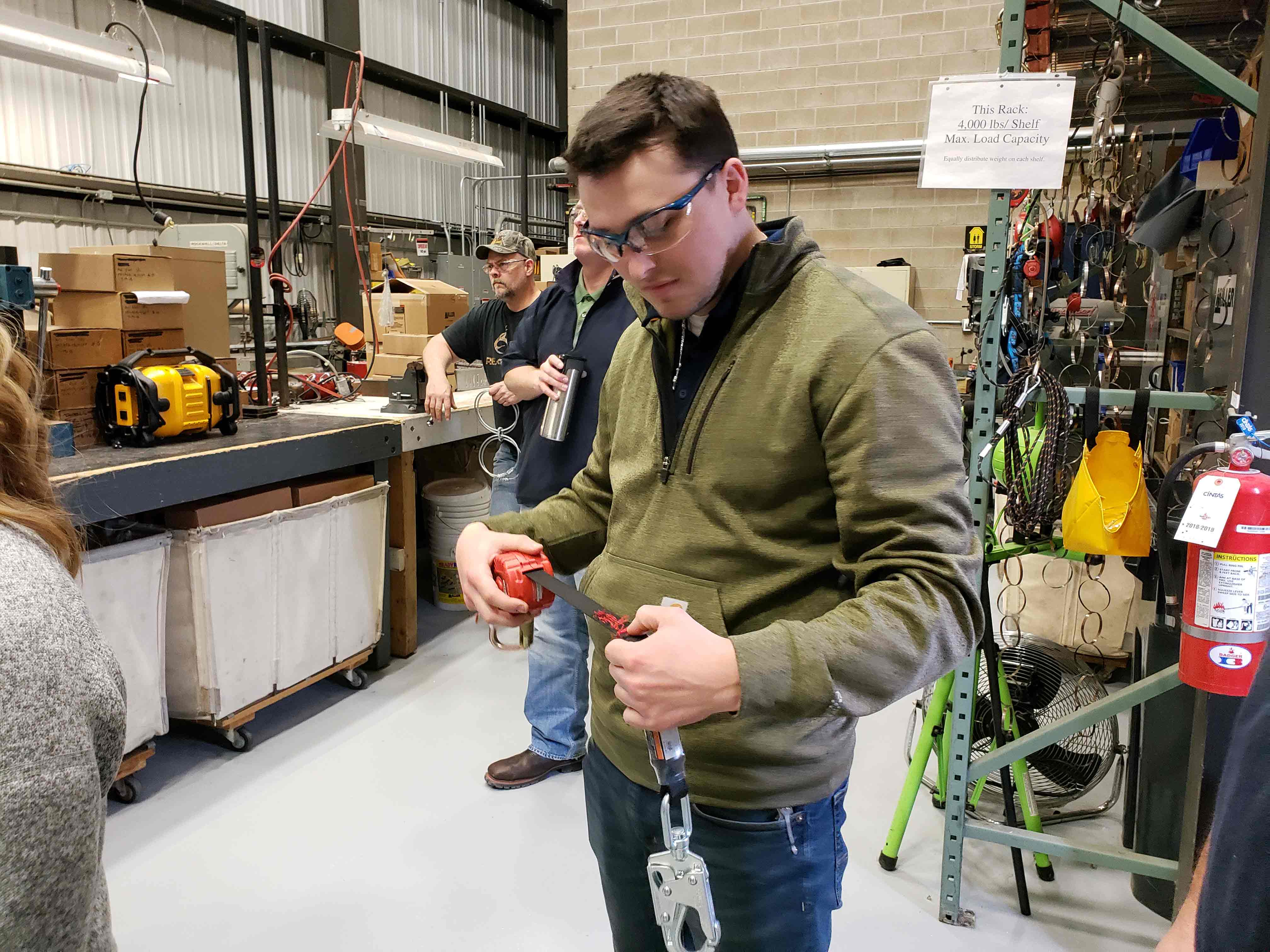 ELLWOOD's EHS Team Tours Honeywell's Miller Fall Protection Division with Shenango High School